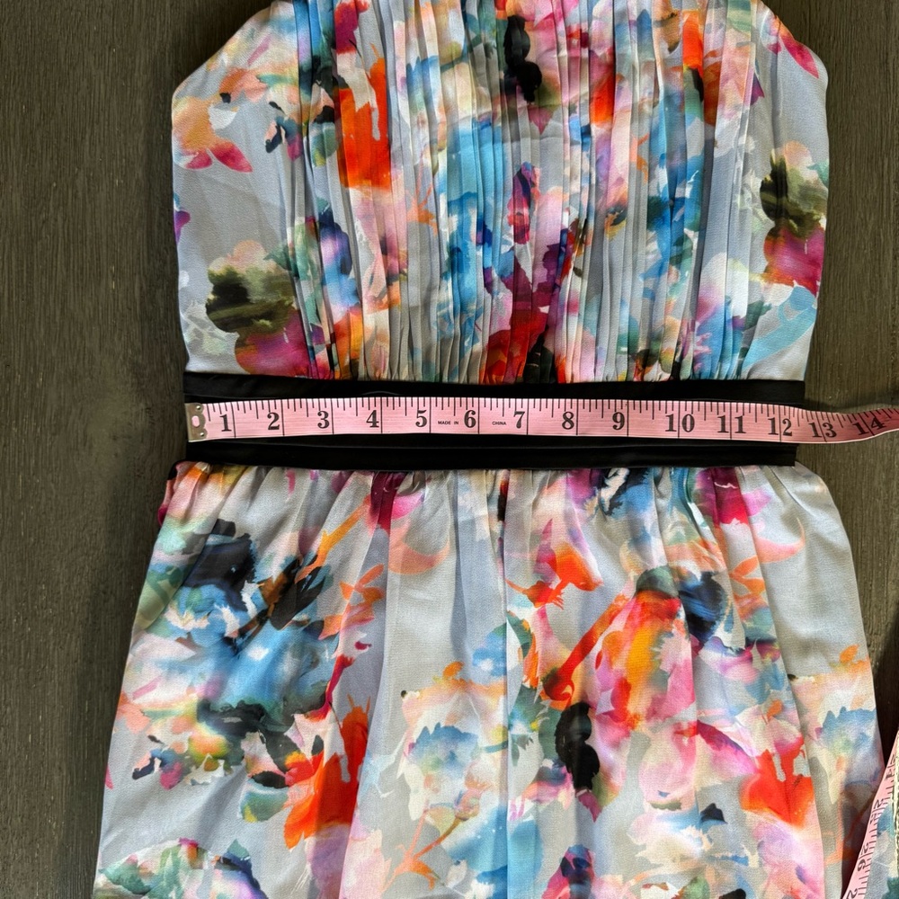 Pastel Floral Maxi Dress Halter Top 8 Little Mistress - Picture 9 of 10